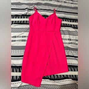 Hot pink dress